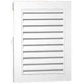 Duraflo Duraflo 626080-00 Gable Vent, 18-1/4 in L x 12-1/2 in W Rough Opening, Polypropylene, White 626080-00